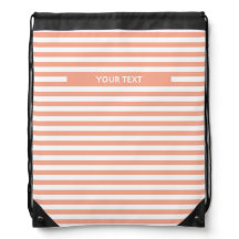 Personalized Striped Laundry Bag: Custom Gift