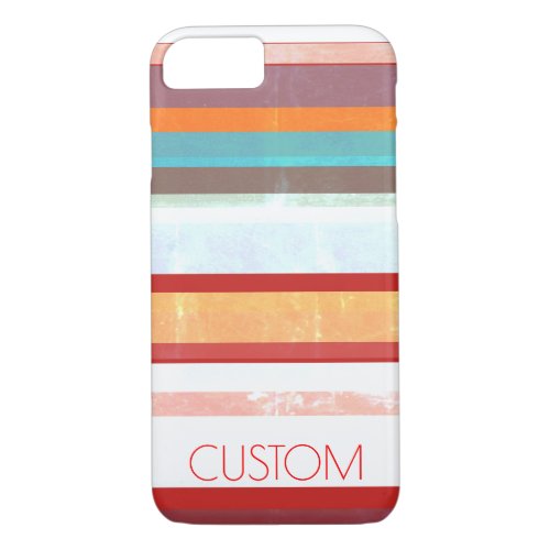 Personalized Stripes iPhone 87 Case