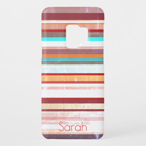 Personalized Stripes Case_Mate Samsung Galaxy S9 Case