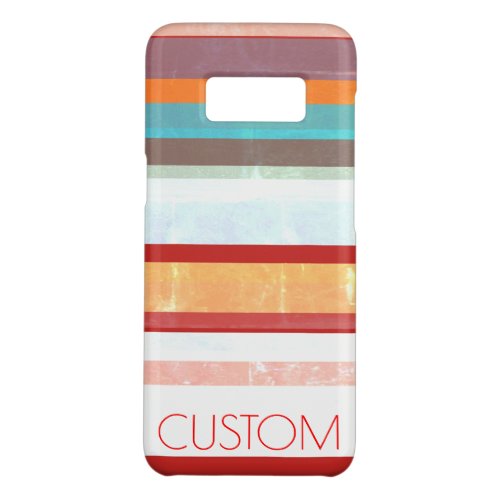 Personalized Stripes Case_Mate Samsung Galaxy S8 Case