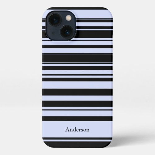 Personalized Stripes iPhone Case