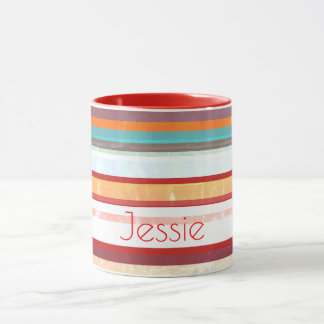 Personalized Stripes Mug