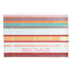 Personalized Stripes Pillowcase