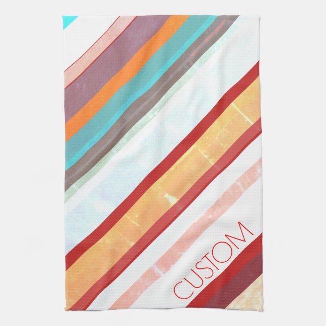 Personalized Stripes Towel (Vertical)