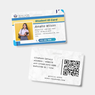 Personalized Student Photo ID Badge