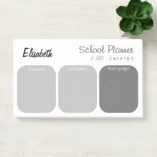 personalized student planner notes