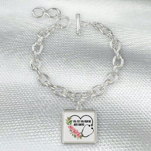 Personalized Student-Registered-Veteran Nurse Name Bracelet