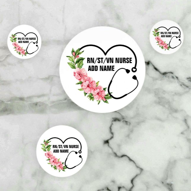 Personalized Student-Registered-Veteran Nurse Name Confetti (Creator Uploaded)