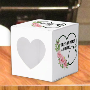 Personalized Student-Registered-Veteran Nurse Name Favor Boxes