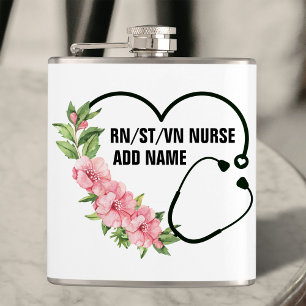 Personalized Student-Registered-Veteran Nurse Name Flask