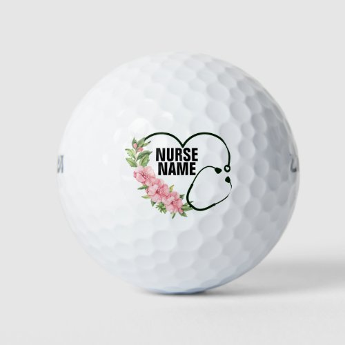 Personalized Student_Registered_Veteran Nurse Name Golf Balls