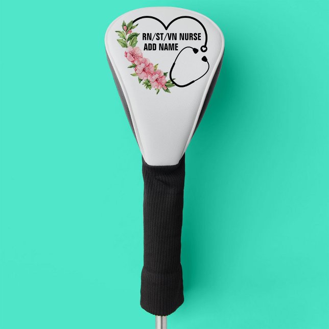 Personalized Student-Registered-Veteran Nurse Name Golf Head Cover (Creator Uploaded)