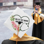 Personalized Student-Registered-Veteran Nurse Name Graduation Cap Topper<br><div class="desc">Personalized Nurse Name Design For Registered,  Student,  Veteran Nurses.</div>