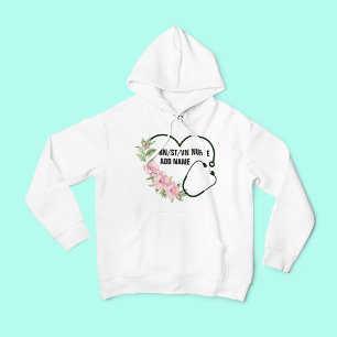 Personalized Student-Registered-Veteran Nurse Name Hoodie