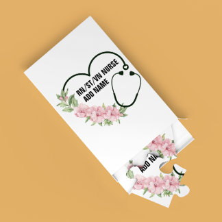 Personalized Student-Registered-Veteran Nurse Name Jigsaw Puzzle