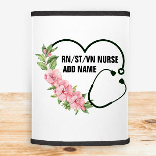 Personalized Student-Registered-Veteran Nurse Name Lamp Shade
