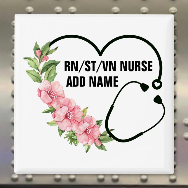Personalized Student-Registered-Veteran Nurse Name Magnet (Creator Uploaded)