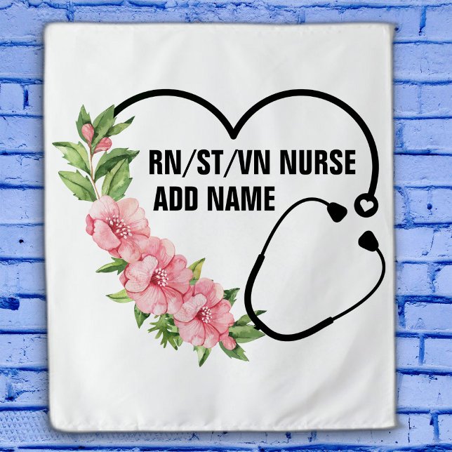 Personalized Student-Registered-Veteran Nurse Name Tapestry (Creator Uploaded)