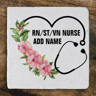 Personalized Student-Registered-Veteran Nurse Name Trivet