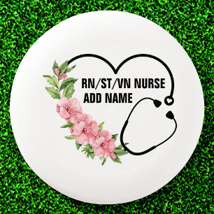 Personalized Student-Registered-Veteran Nurse Name Wham-O Frisbee