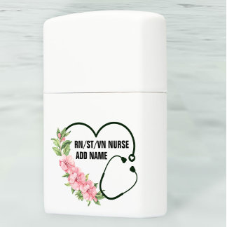 Personalized Student-Registered-Veteran Nurse Name Zippo Lighter