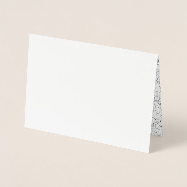 Personalized Study Journal | School Planner Foil Card (Front)