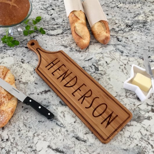 Personalized Stunning Large Bread Boards (Front)
