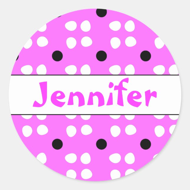Personalized Styles cartridge Classic Round Sticker (Front)