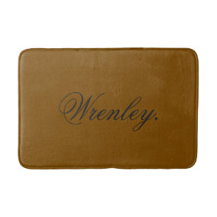 Personalized Stylish Bath Mat with Custom Name Des