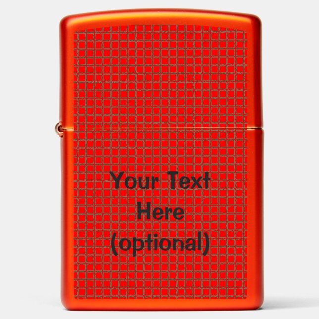Personalized Stylish Cool Pattern Zippo Lighter (Front)