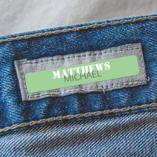 Personalized Stylish Kids Back To School Labels