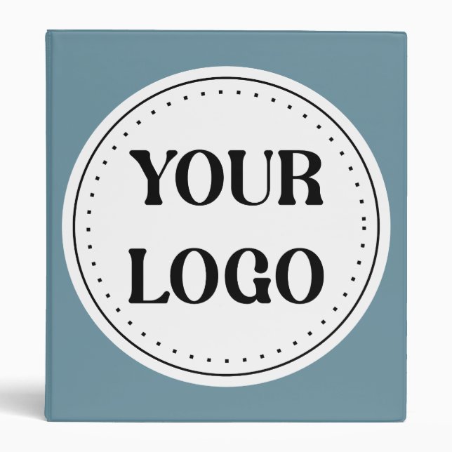 Personalized, stylish, modern & minimal 3 ring binder (Front)