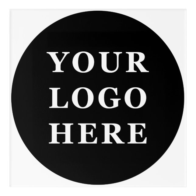 Personalized, stylish, modern & minimal acrylic print (Front)