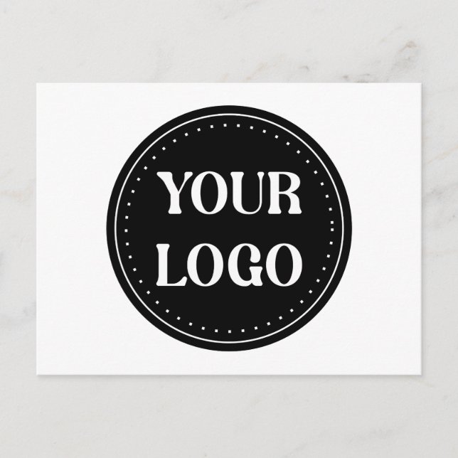 Personalized, stylish, modern & minimal announcement postcard (Front)