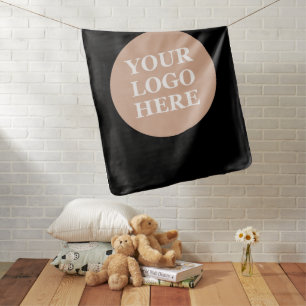 Personalized, stylish, modern & minimal baby blanket