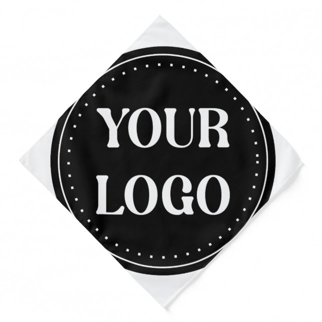Personalized, stylish, modern & minimal bandana (Front)