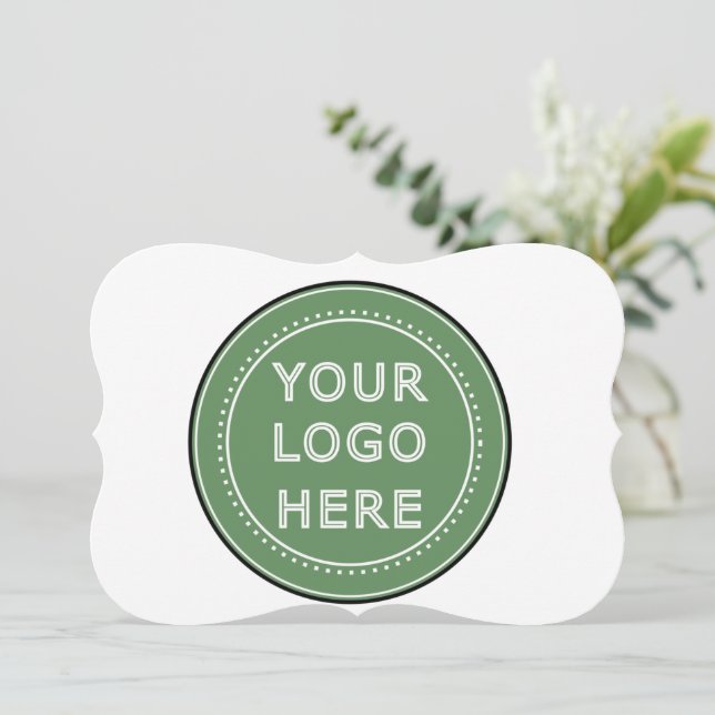 Personalized, stylish, modern & minimal card (Standing Front)