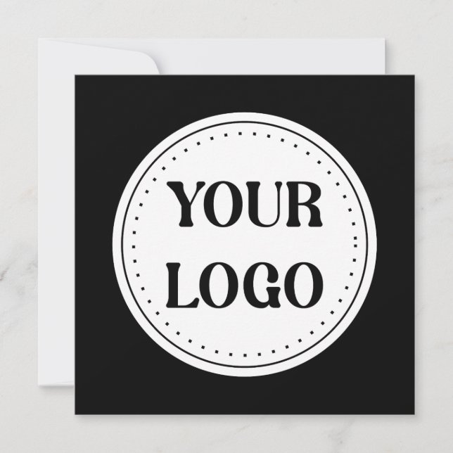 Personalized, stylish, modern & minimal card (Front)