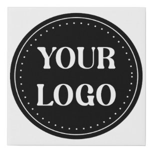 Personalized, stylish, modern & minimal faux canvas print