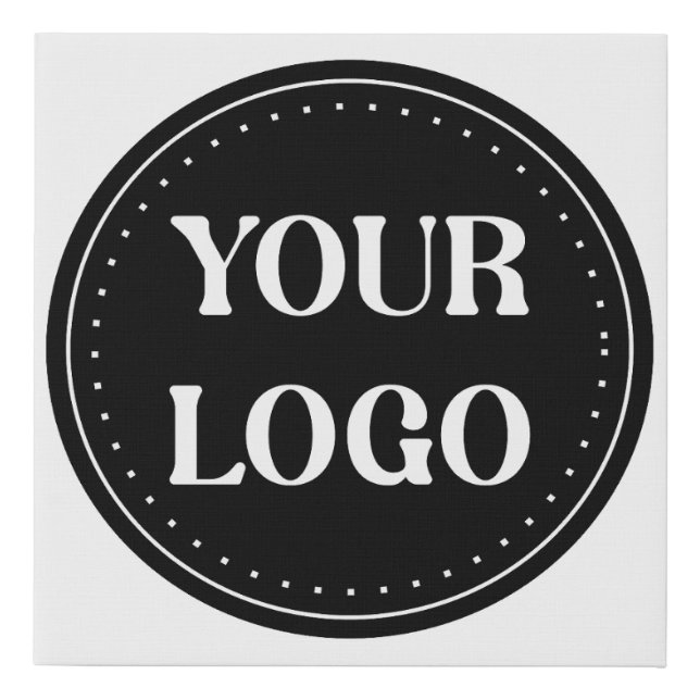 Personalized, stylish, modern & minimal faux canvas print (Front)