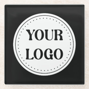 Personalized, stylish, modern & minimal glass coaster