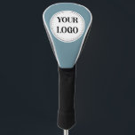 Personalized, stylish, modern & minimal golf head cover<br><div class="desc">This design is usable by all. The text,  colors,  logo,  and images may all be added,  changed,  or resized as needed. Many thanks.</div>