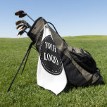 Personalized, stylish, modern & minimal golf towel<br><div class="desc">This design is usable by all. The text,  colors,  logo,  and images may all be added,  changed,  or resized as needed. Many thanks.</div>