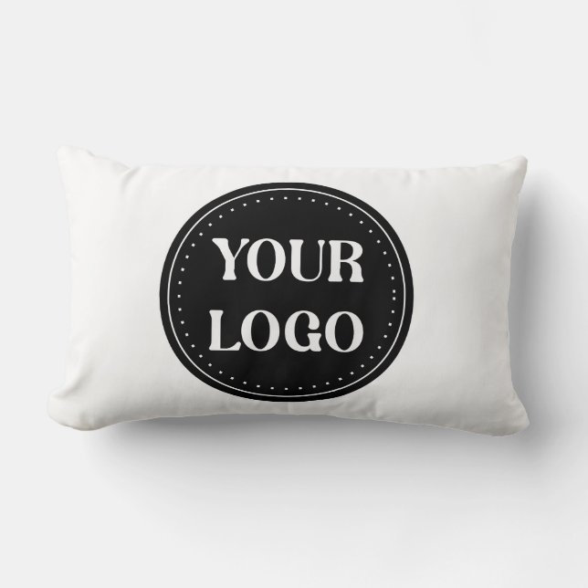 Personalized, stylish, modern & minimal lumbar pillow (Front)