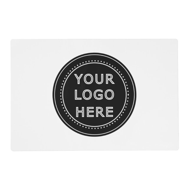 Personalized, stylish, modern & minimal placemat (Front)