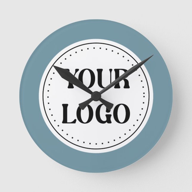 Personalized, stylish, modern & minimal round clock (Front)