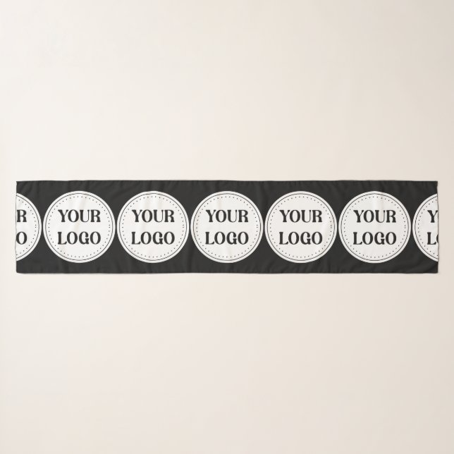 Personalized, stylish, modern & minimal scarf (Front (Horizontal))