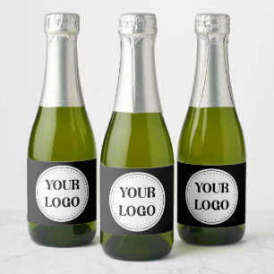Personalized, stylish, modern & minimal sparkling wine label