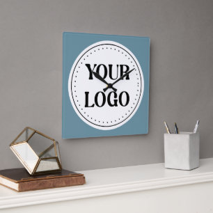Personalized, stylish, modern & minimal square wall clock
