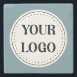 Personalized, stylish, modern & minimal stone coaster<br><div class="desc">This design is usable by all. The text,  colors,  logo,  and images may all be added,  changed,  or resized as needed. Many thanks.</div>